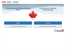 Tablet Screenshot of esrfunds.org